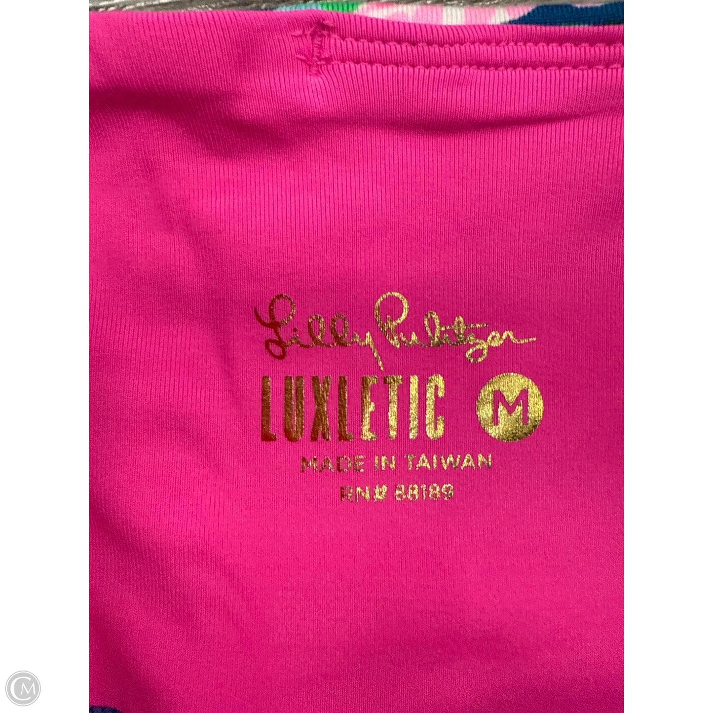 Pants Designer By Lilly Pulitzer In Blue & Green, Size: M