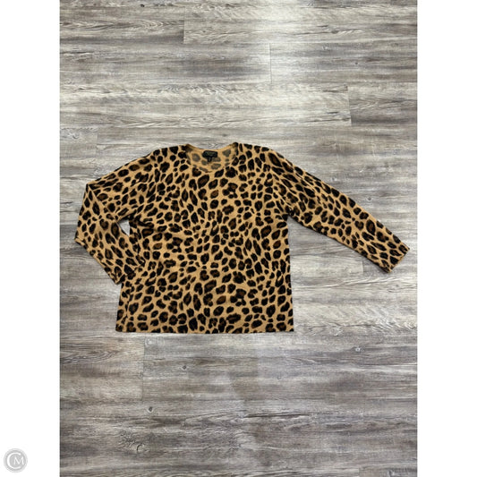 Sweater Cashmere By Charter Club In Animal Print, Size: Xl