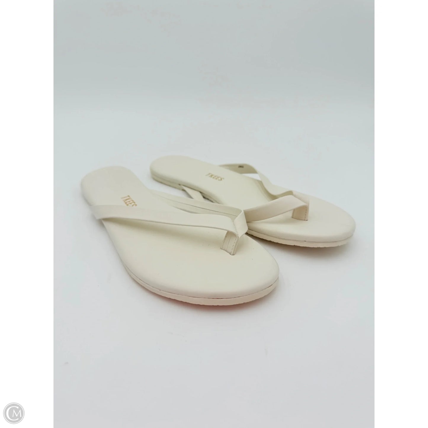 Sandals Flip Flops By TKEES In White, Size: 8