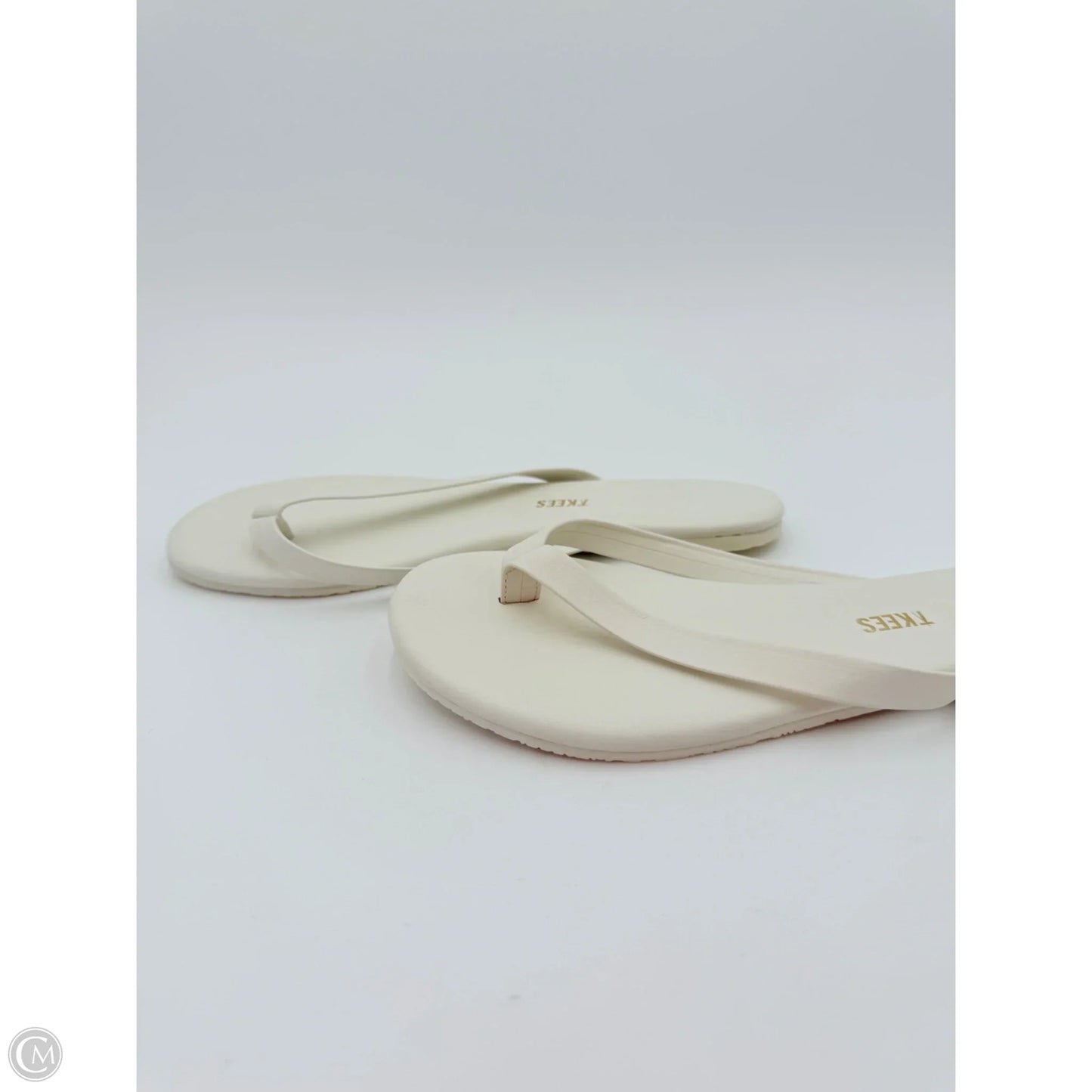 Sandals Flip Flops By TKEES In White, Size: 8