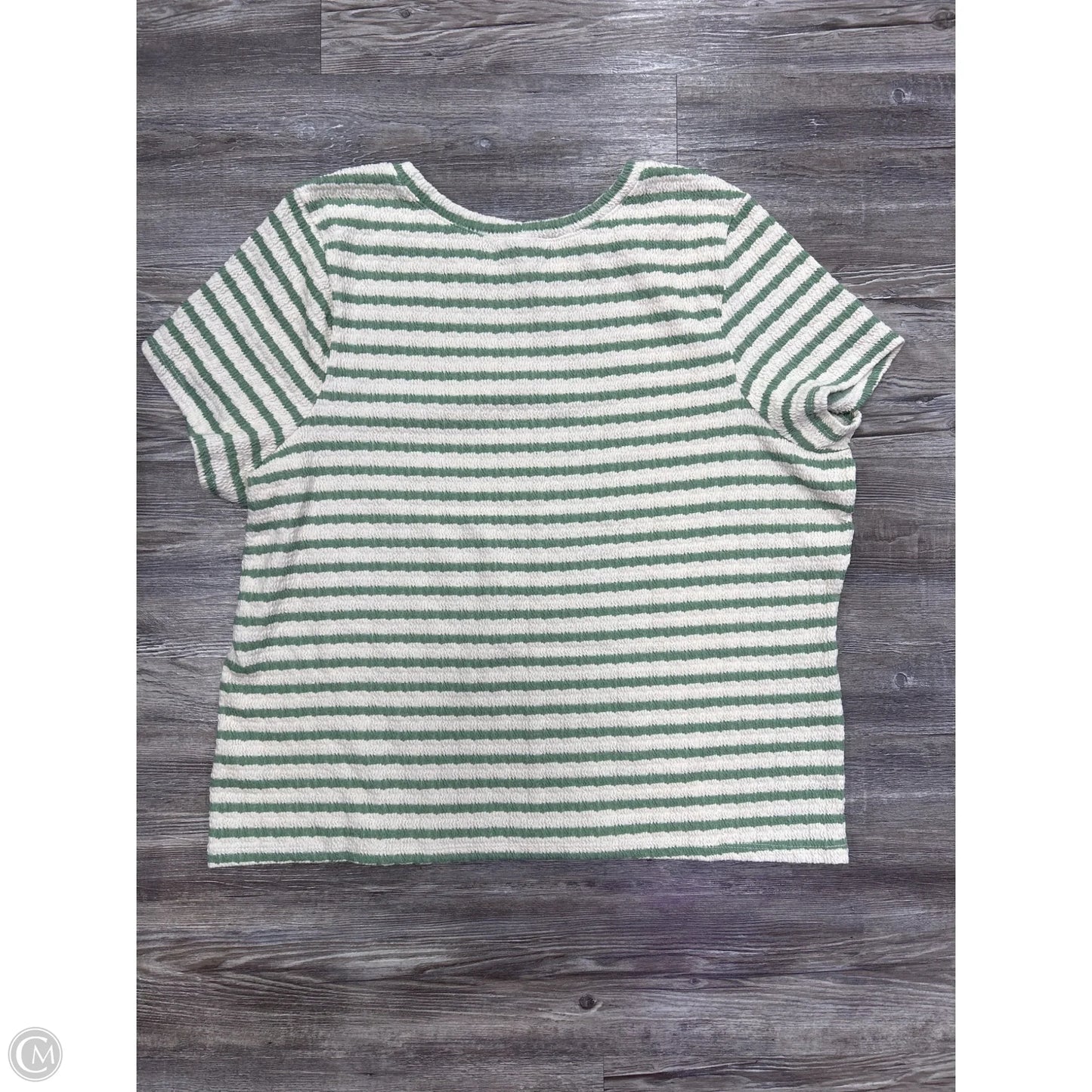 Top Short Sleeve By Torrid In Striped Pattern, Size: 3x