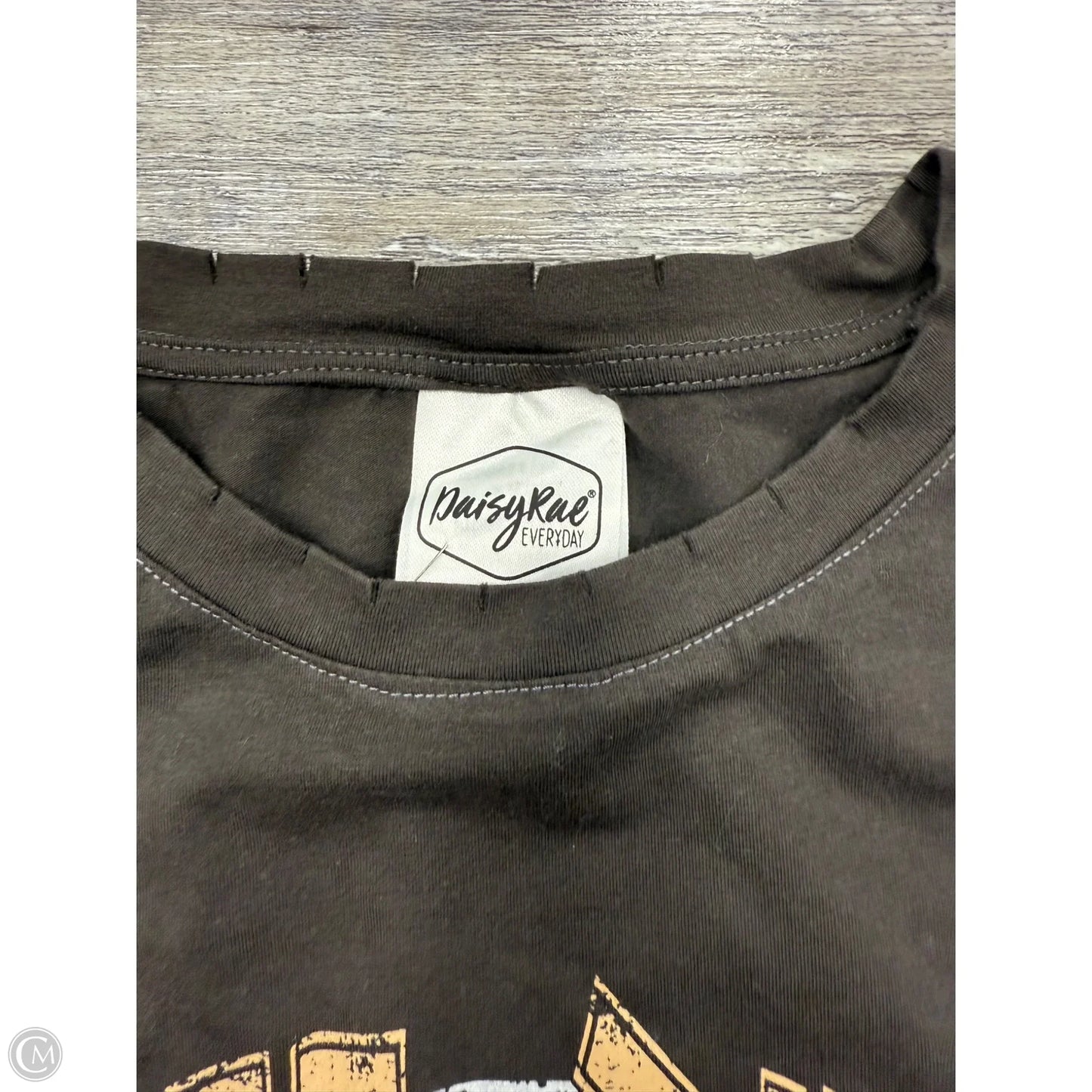 Top Short Sleeve By DaisyRae In Brown, Size: 2x