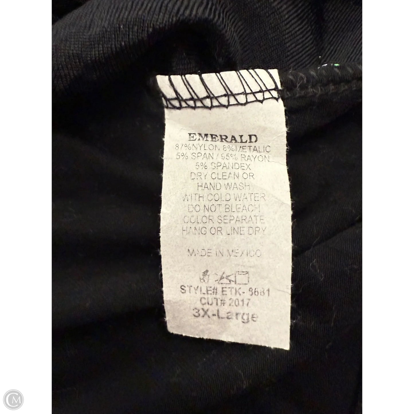 Top Sleeveless By Emerald In Multi-colored, Size: 3x