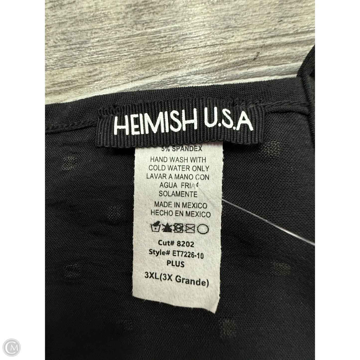 Top Sleeveless By Heimish Usa In Black, Size: 3x
