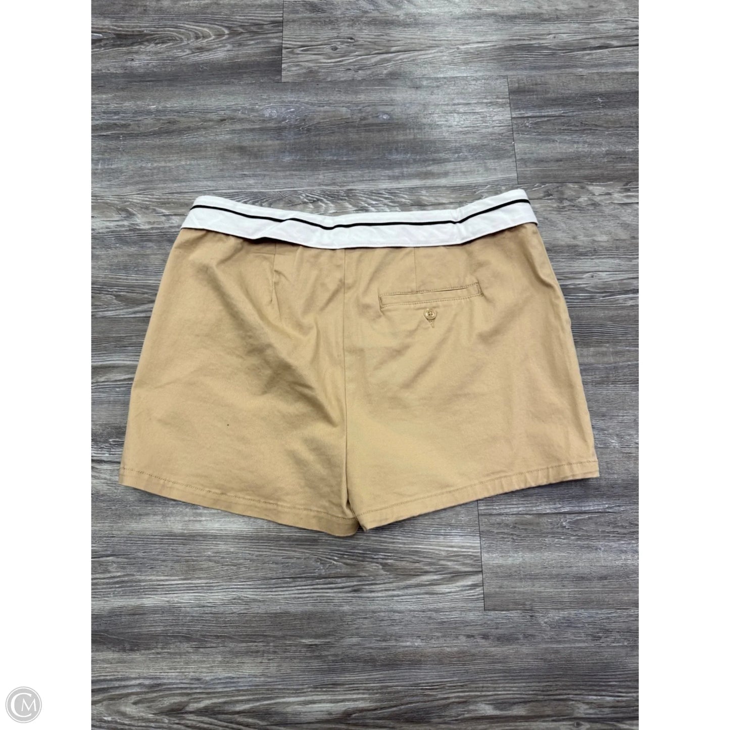 Shorts By Wild Fable In Tan & White, Size: 14