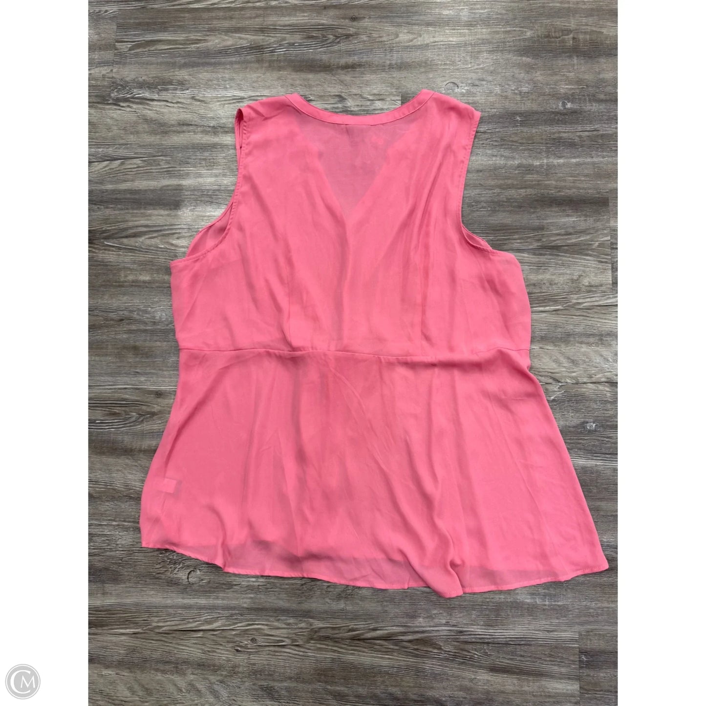 Top Sleeveless By Torrid In Pink, Size: 4x