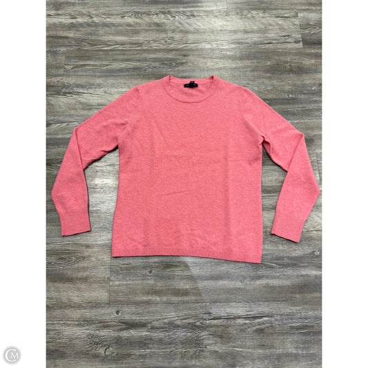 Sweater Cashmere By Lands End In Pink, Size: L