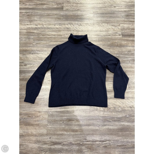 Sweater Cashmere By Lands End In Navy, Size: L