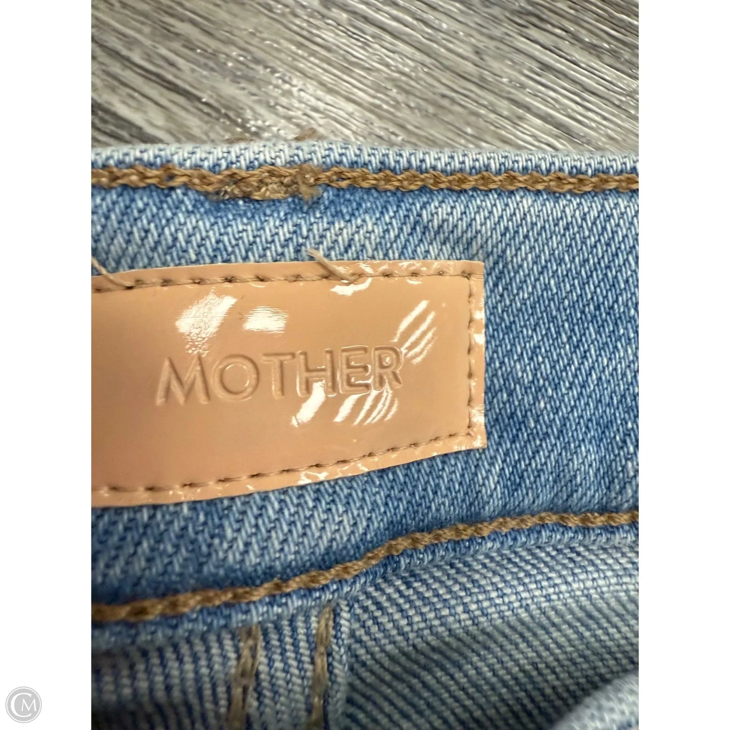 Jeans Wide Leg By Mother In Blue Denim, Size: 8