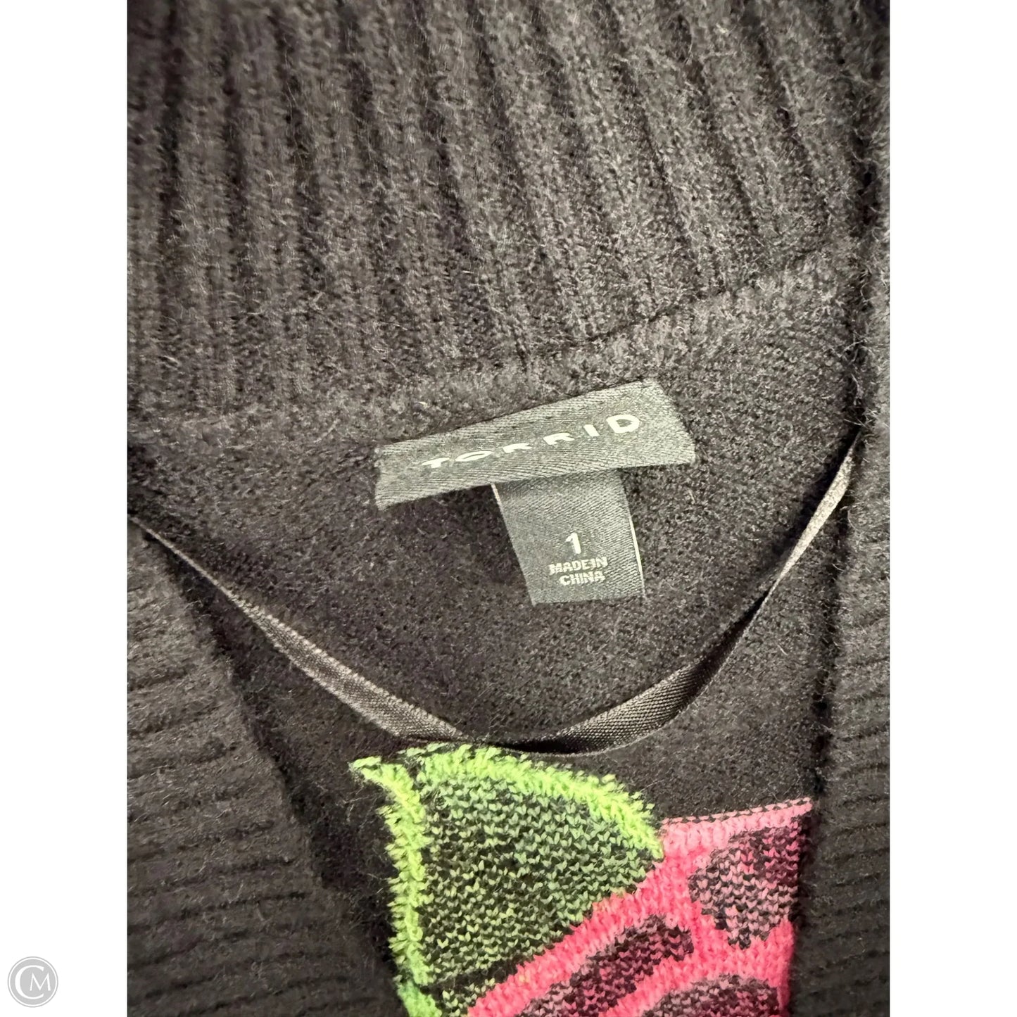 Sweater Cardigan By Torrid In Black, Size: 1x