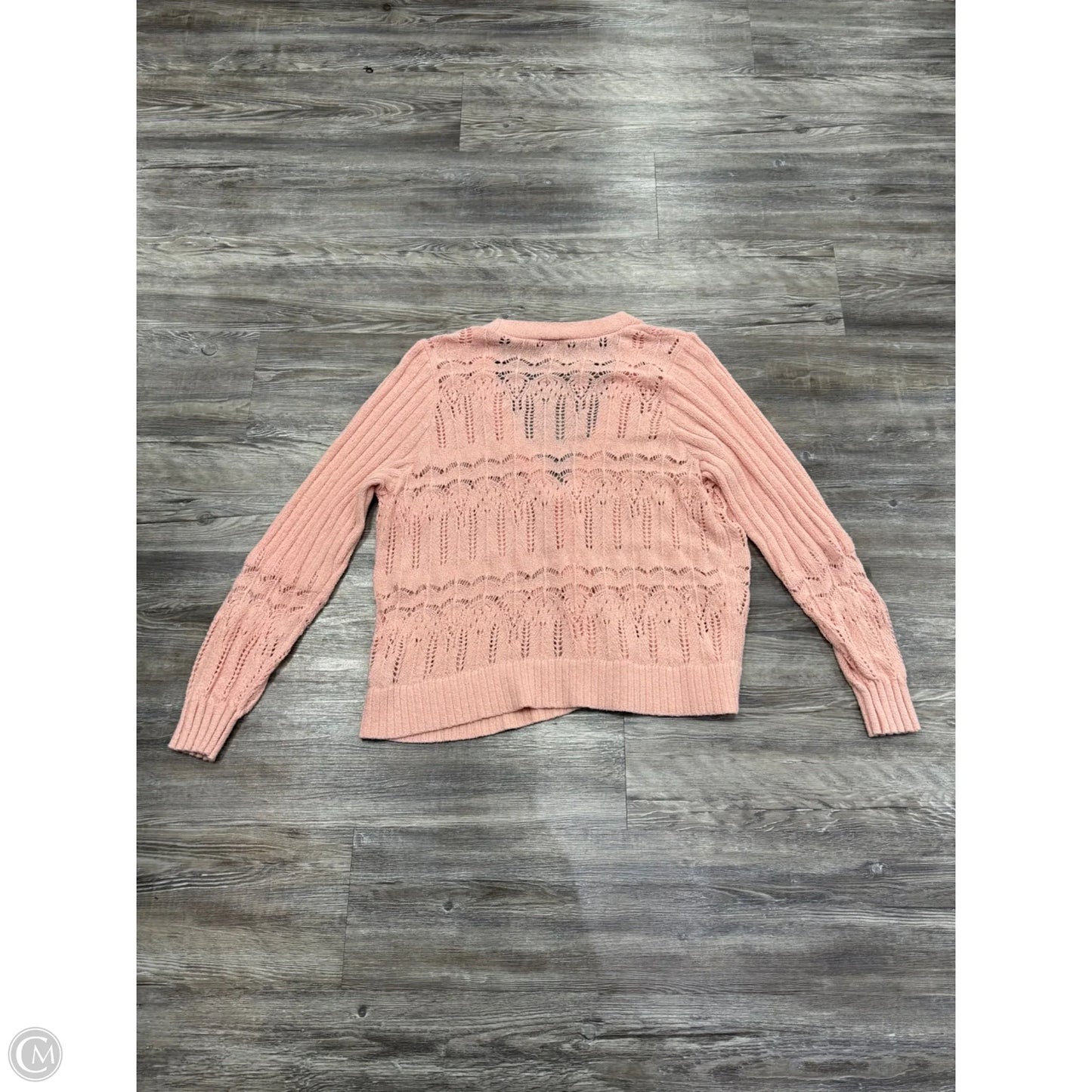 Sweater Cardigan By Torrid In Pink, Size: 1x