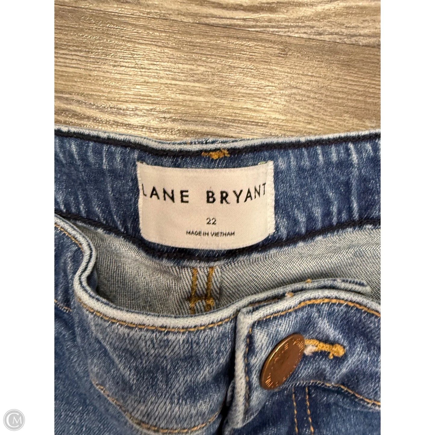 Shorts By Lane Bryant In Blue Denim, Size: 22