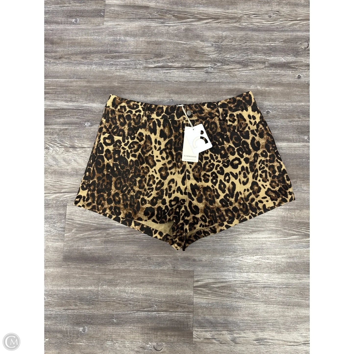 Shorts By Commense In Animal Print, Size: Xl
