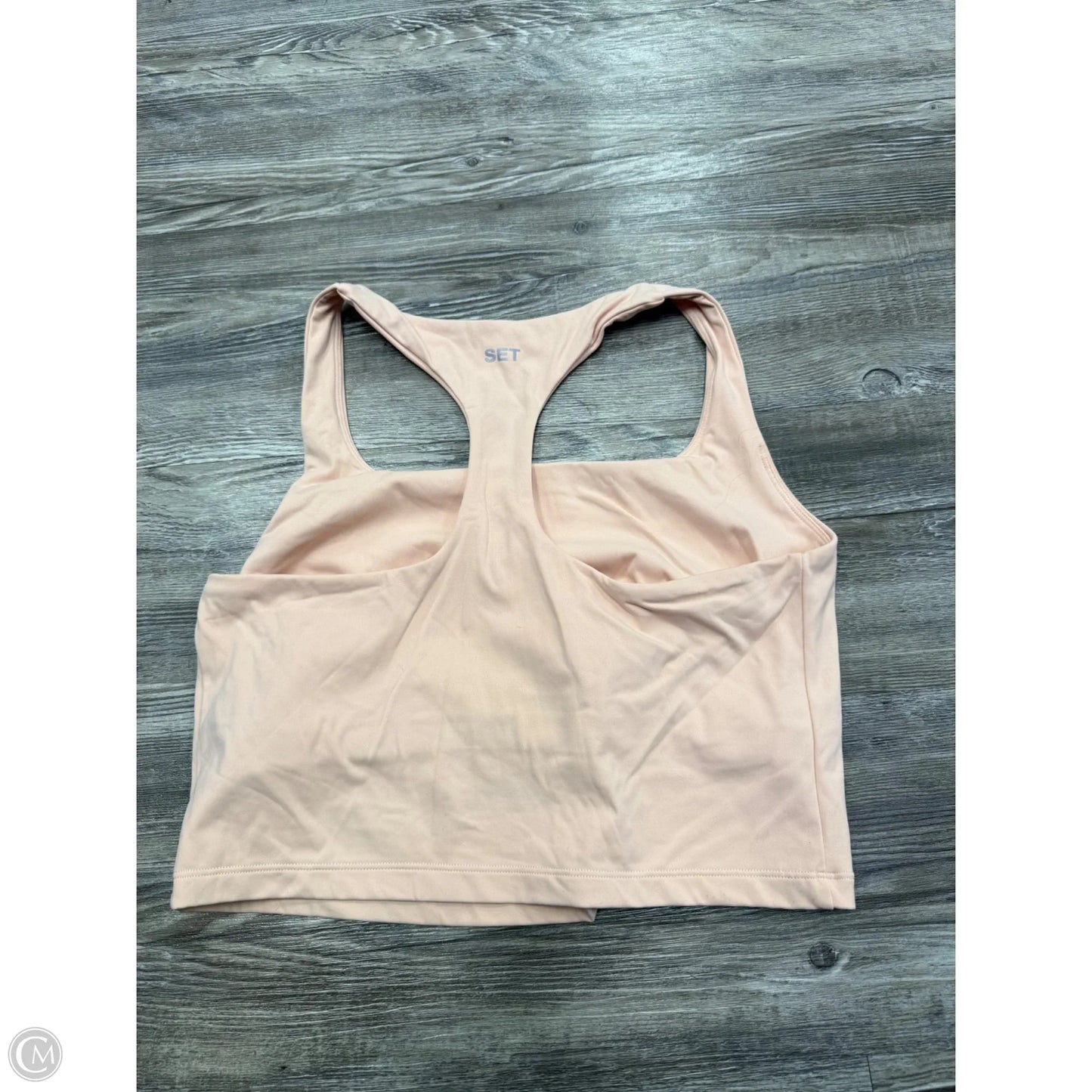 Athletic Tank Top By Set Active In Pink, Size: L