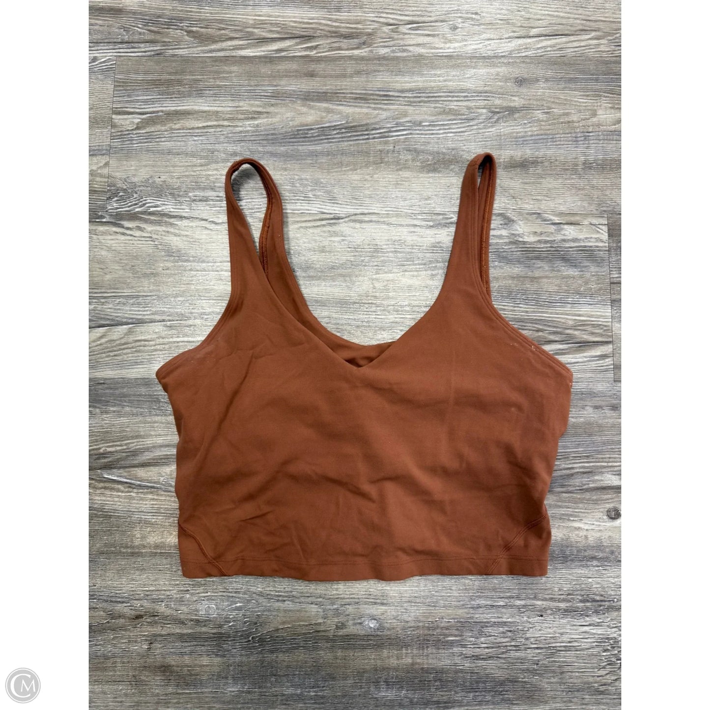 Athletic Tank Top By Lululemon In Brown, Size: M
