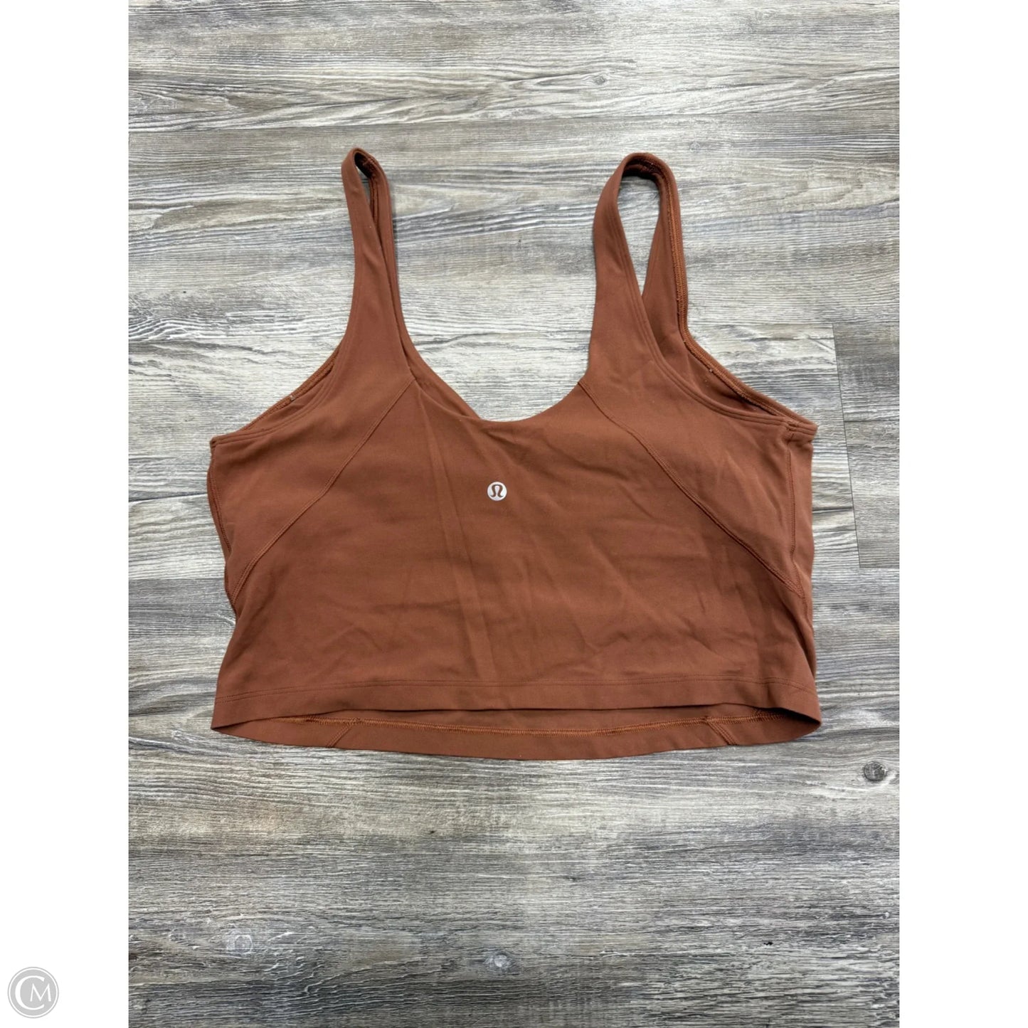Athletic Tank Top By Lululemon In Brown, Size: M