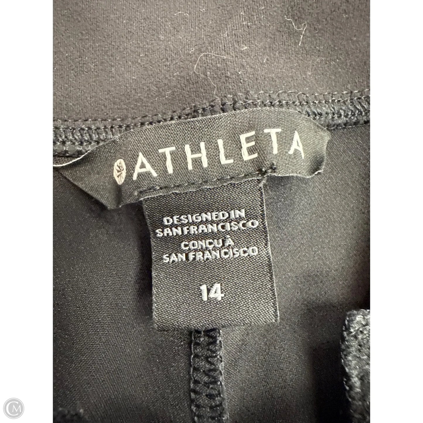 Athletic Pants By Athleta In Black, Size: 14