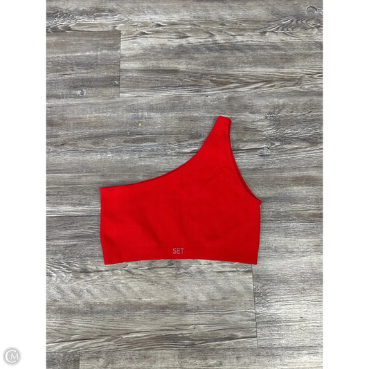 Athletic Tank Top By Set Active In Red, Size: L