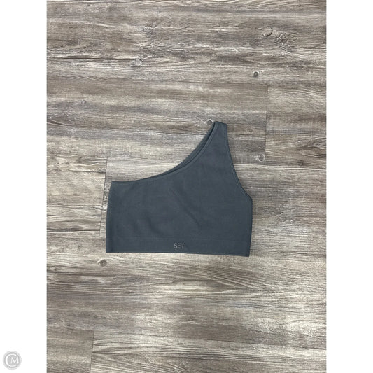 Athletic Tank Top By Set Active  In Grey, Size: M
