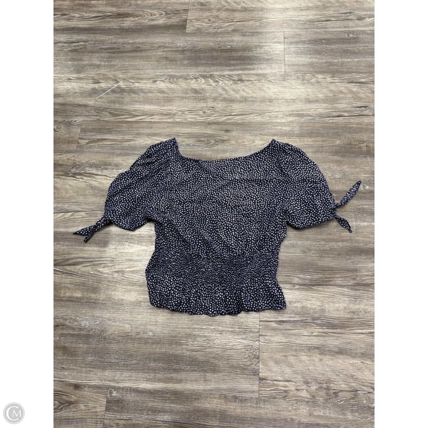 Top Short Sleeve By Maeve In Blue, Size: S