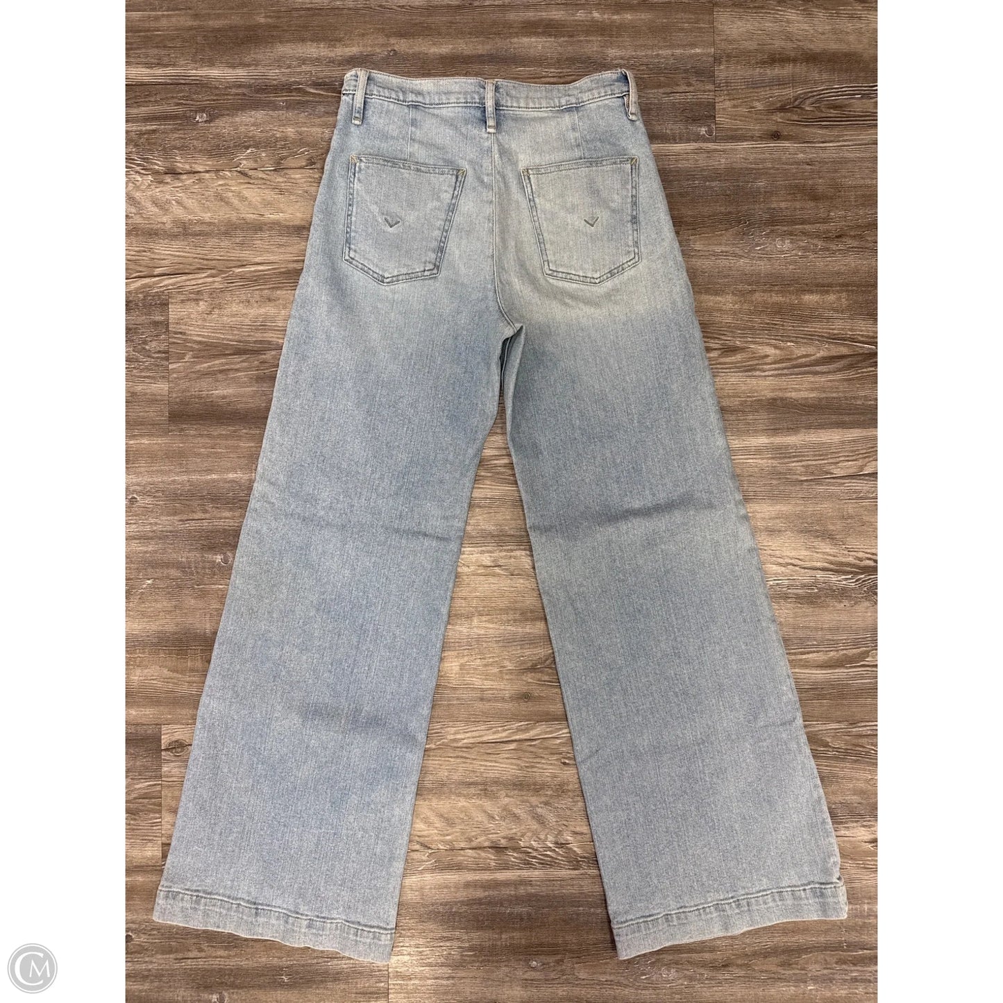Jeans Wide Leg By Hudson In Blue Denim, Size: 2