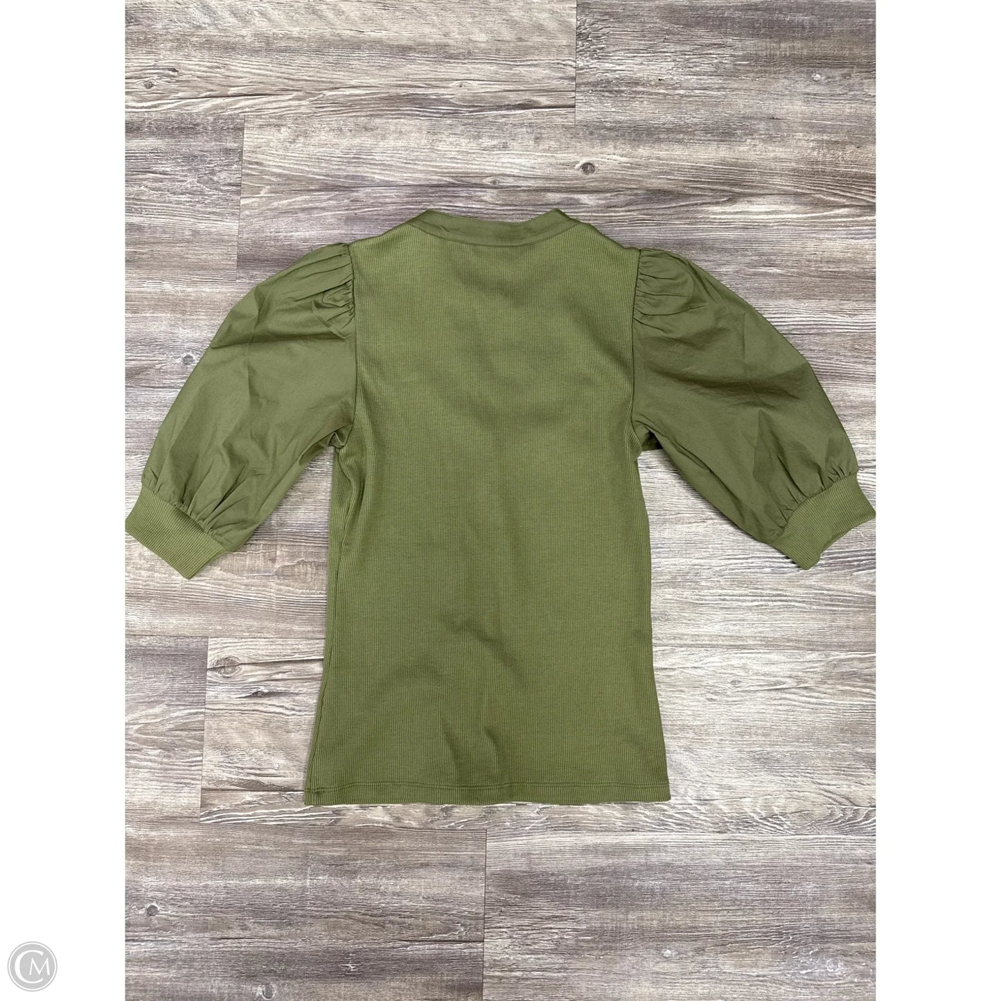 Top Short Sleeve By Veronica Beard In Green, Size: Xs