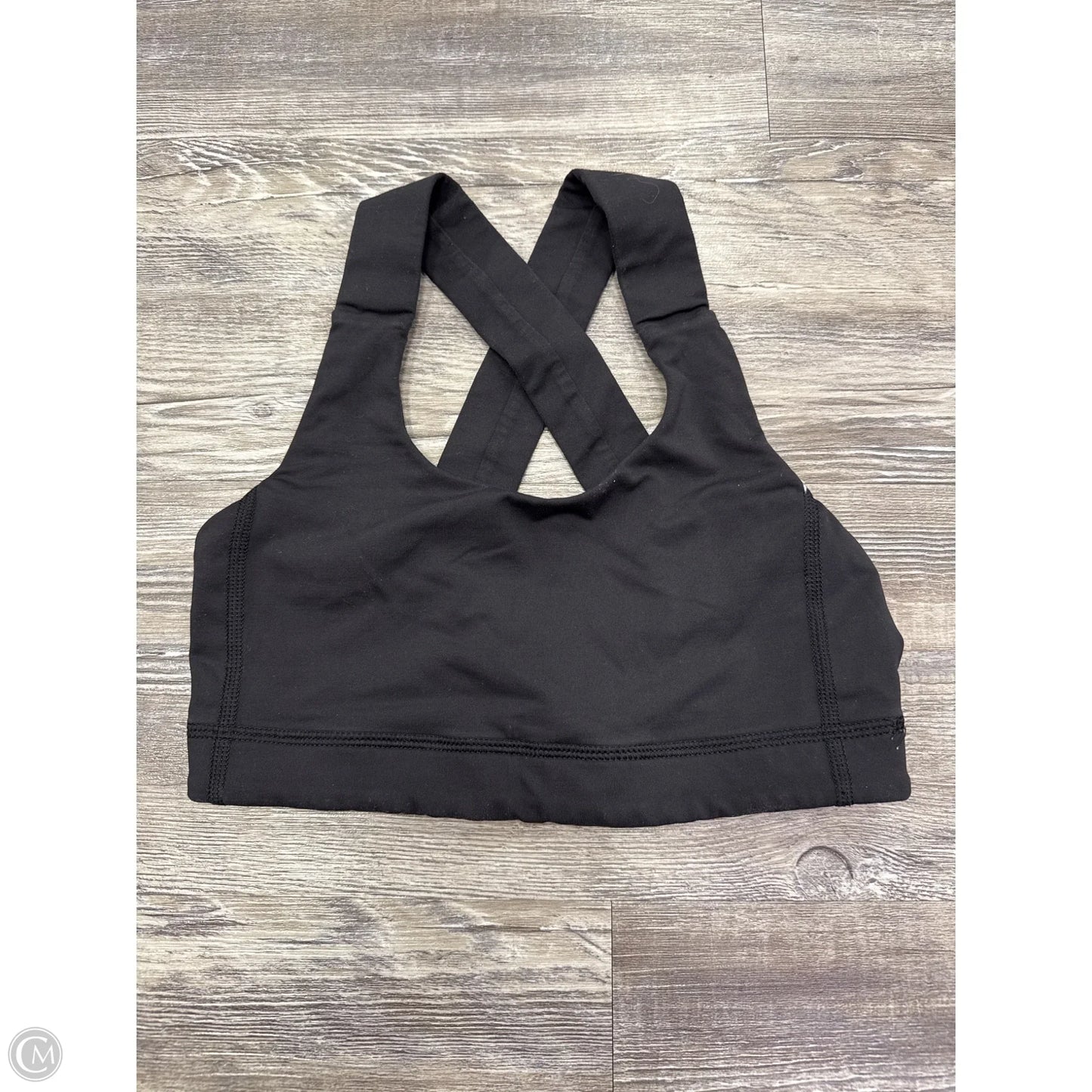 Athletic Bra By Lululemon In Black, Size: 4