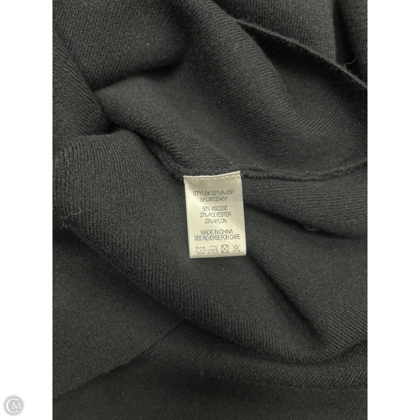 Sweater Designer By Rielle In Black, Size: 1x