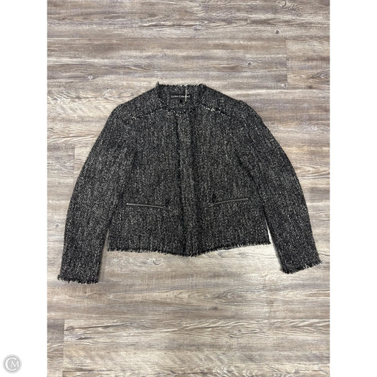 Jacket Designer By Luisa Cerano In Grey, Size: S
