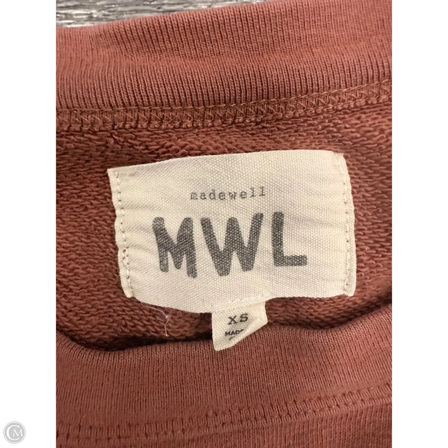 Sweater By Madewell In Red, Size: Xs