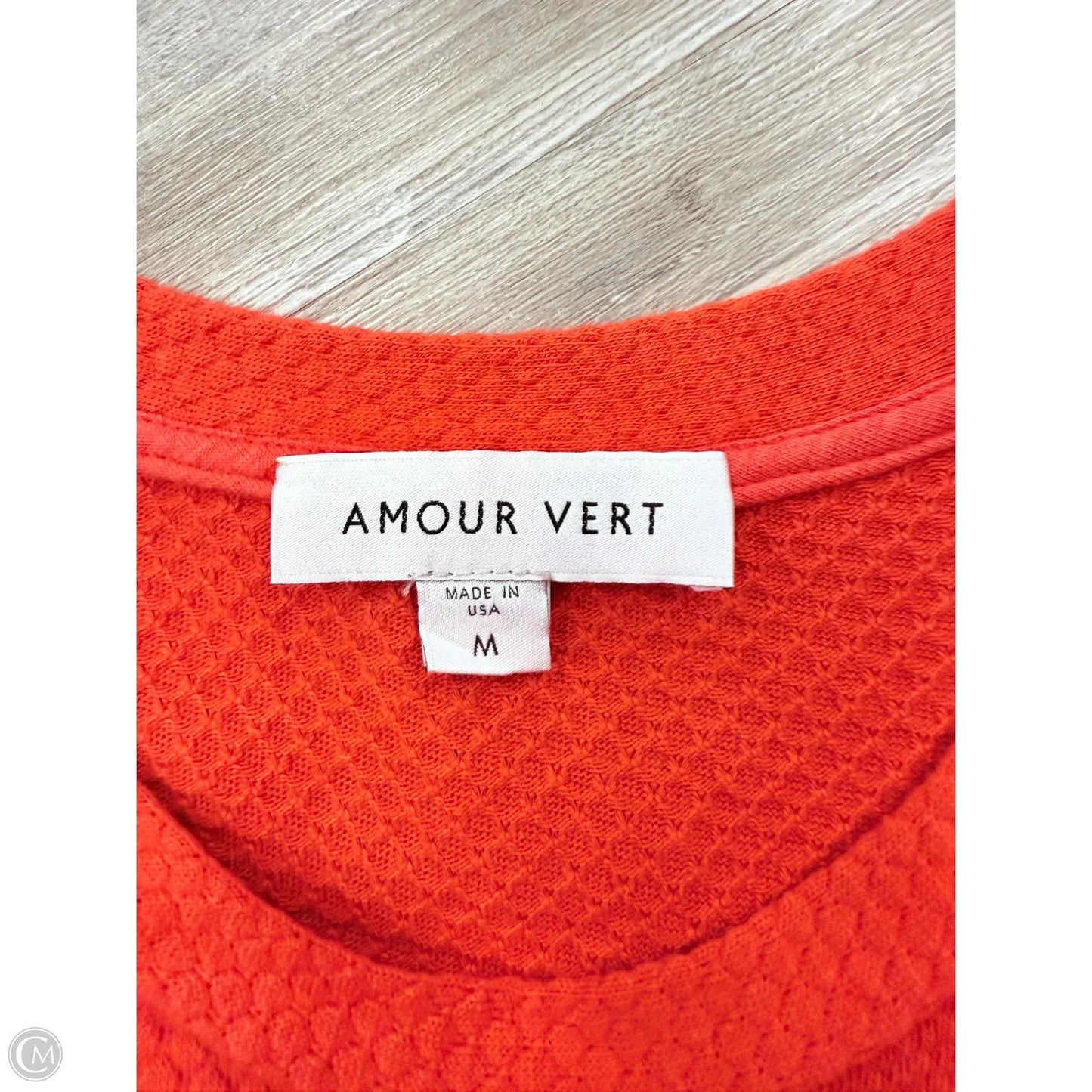 Dress Casual Midi By Amour Vert In Orange, Size: M