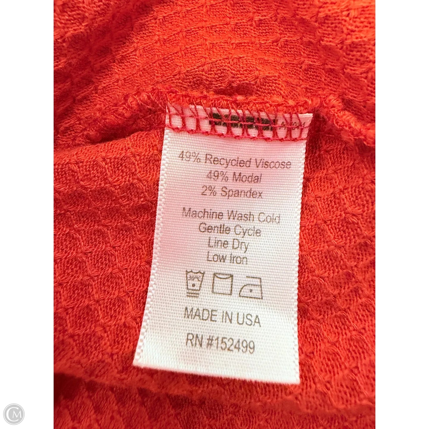 Dress Casual Midi By Amour Vert In Orange, Size: M