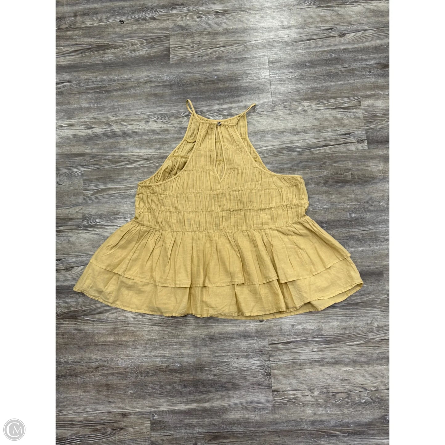Top Sleeveless By Pilcro In Yellow, Size: 1x