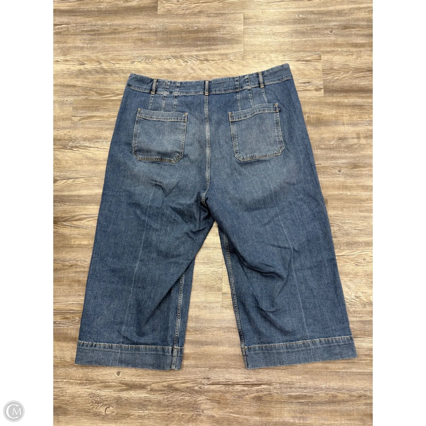 Jeans Wide Leg By Pilcro In Blue Denim, Size: 26