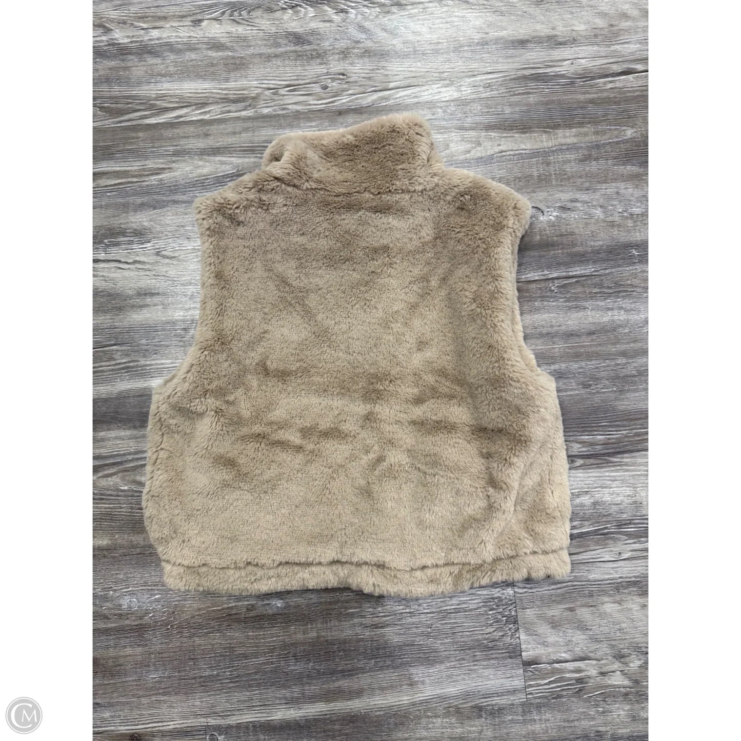 Vest Faux Fur & Sherpa By Thread And Supply In Tan, Size: Xs