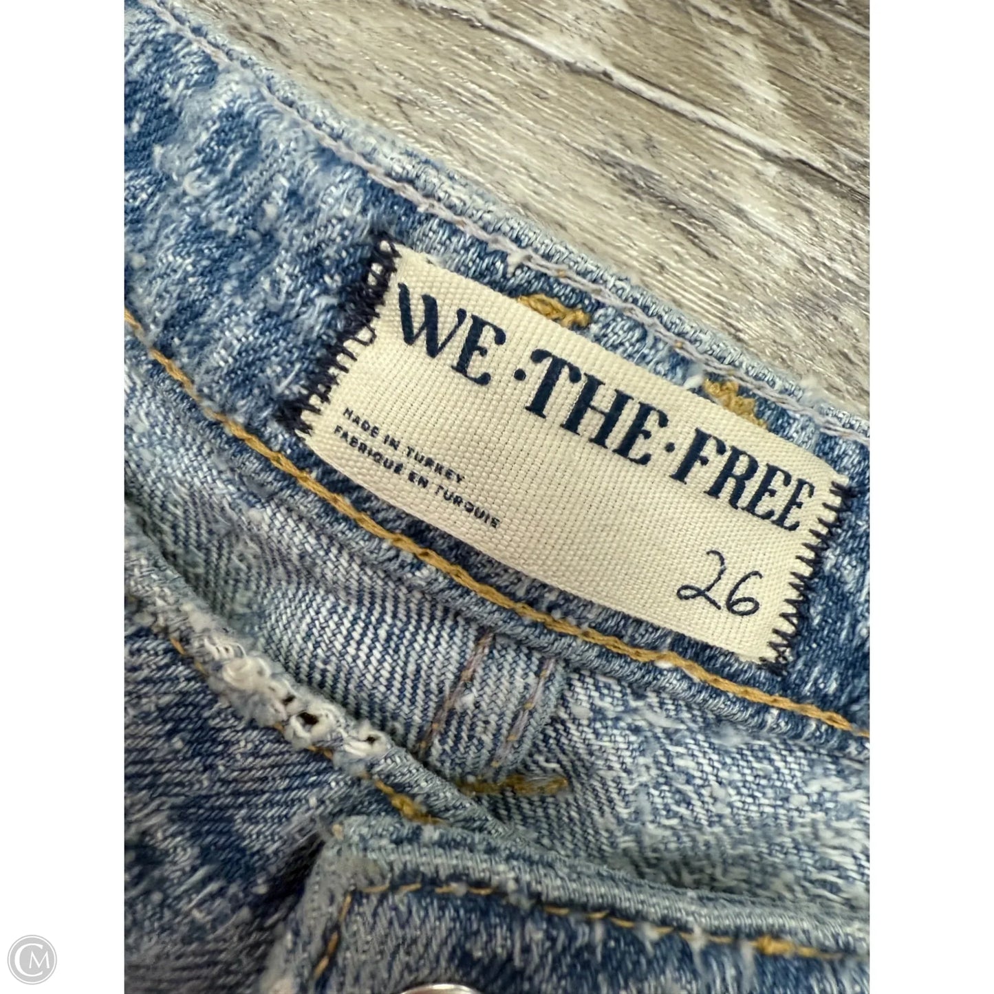 Jeans Straight By We The Free In Blue Denim, Size: 2