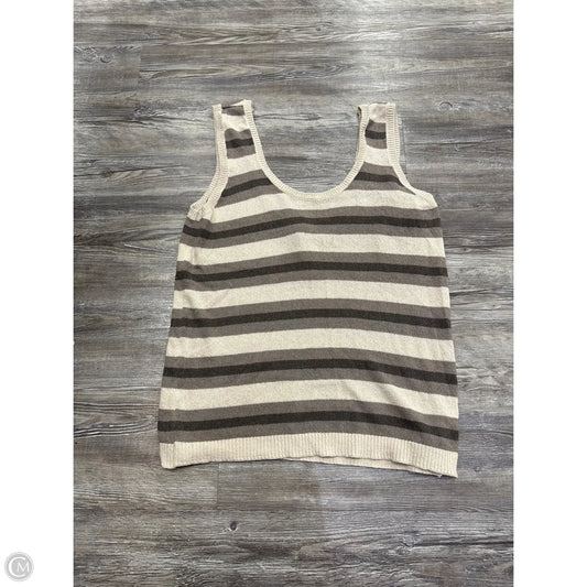 Top Sleeveless By Free People In Striped Pattern, Size: S