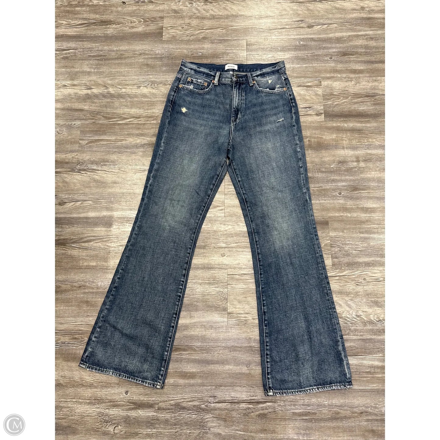 Jeans Boot Cut By Pistola In Blue Denim, Size: 8