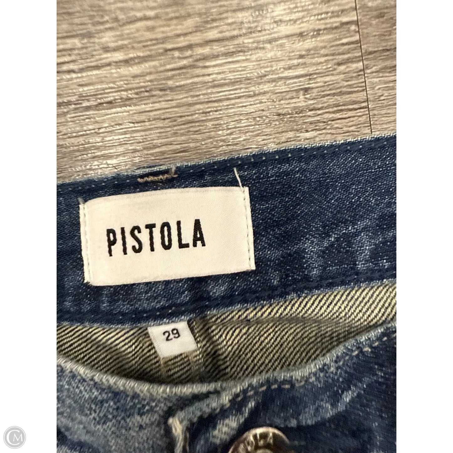 Jeans Boot Cut By Pistola In Blue Denim, Size: 8