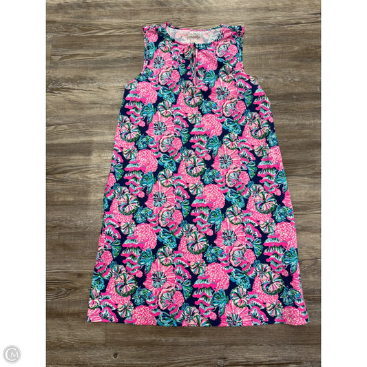 Dress Designer By Lilly Pulitzer In Blue & Pink, Size: S