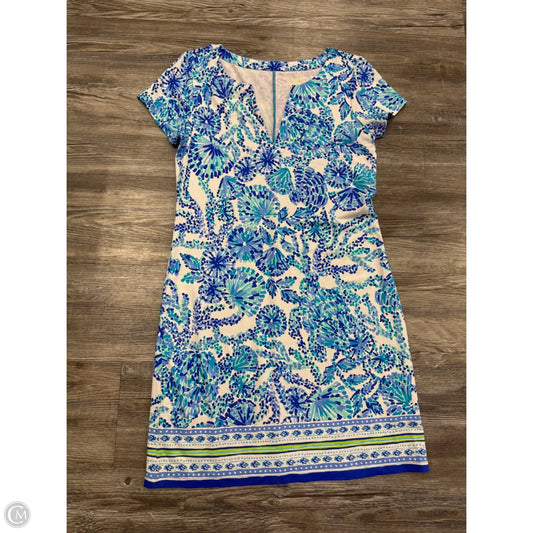 Dress Designer By Lilly Pulitzer In Blue & White, Size: S