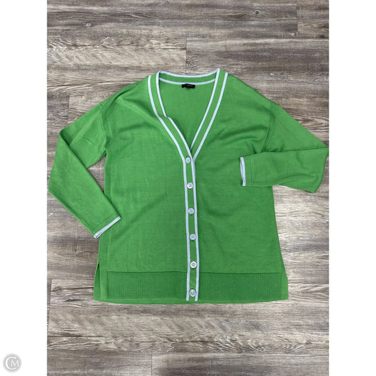 Sweater Cardigan By Talbots In Green, Size: Petite  M