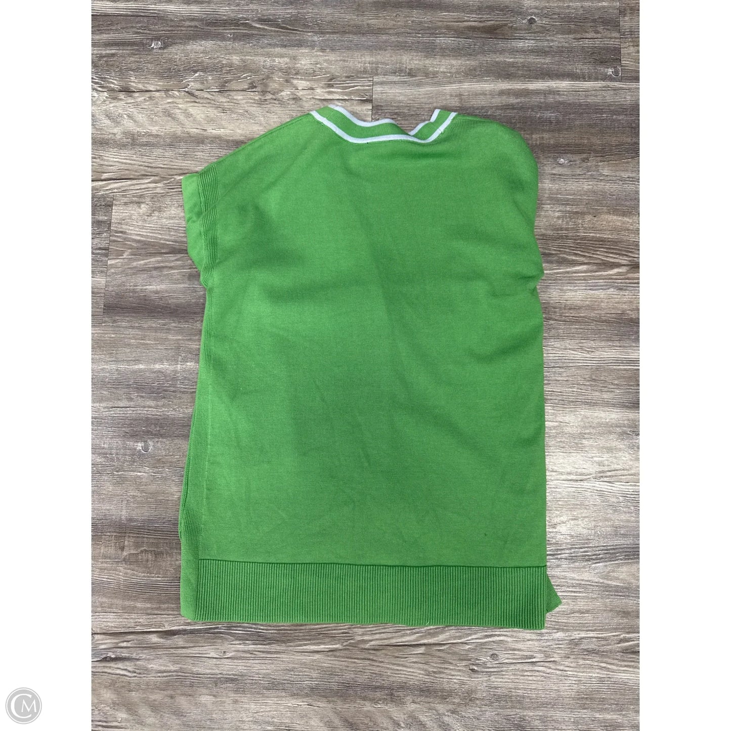 Sweater Cardigan By Talbots In Green, Size: Petite  M