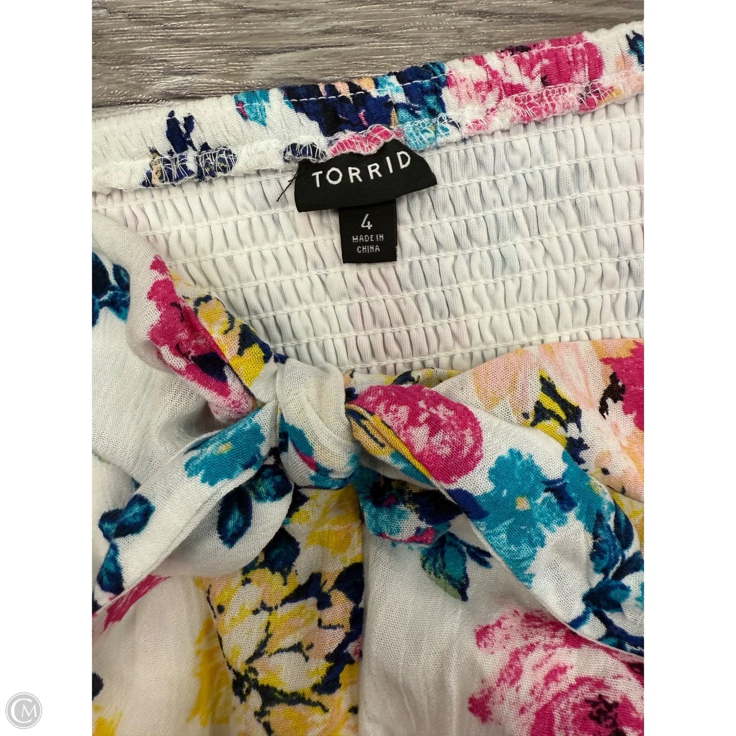 Dress Casual Short By Torrid In Floral Print, Size: 4x