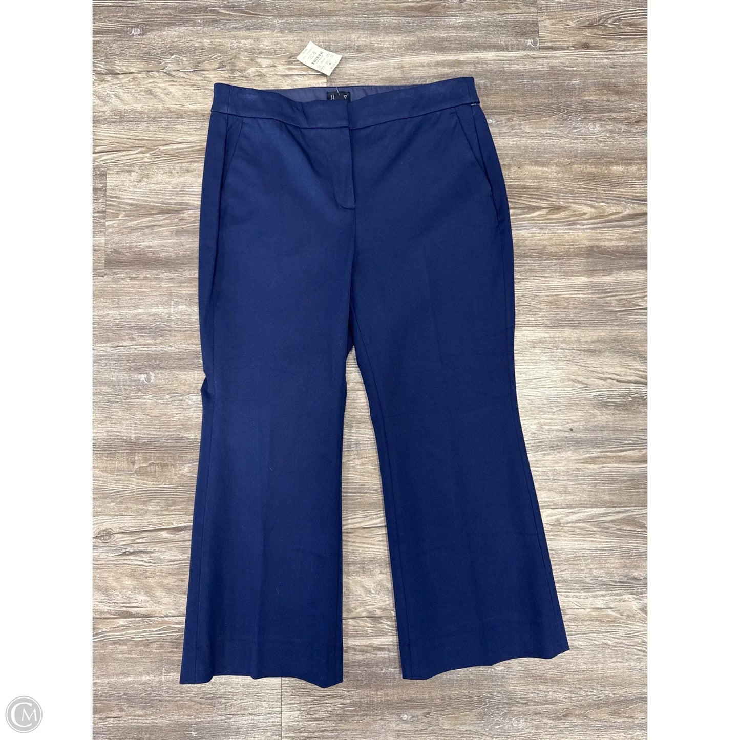 Pants Cropped By J. Crew In Navy, Size: 12p