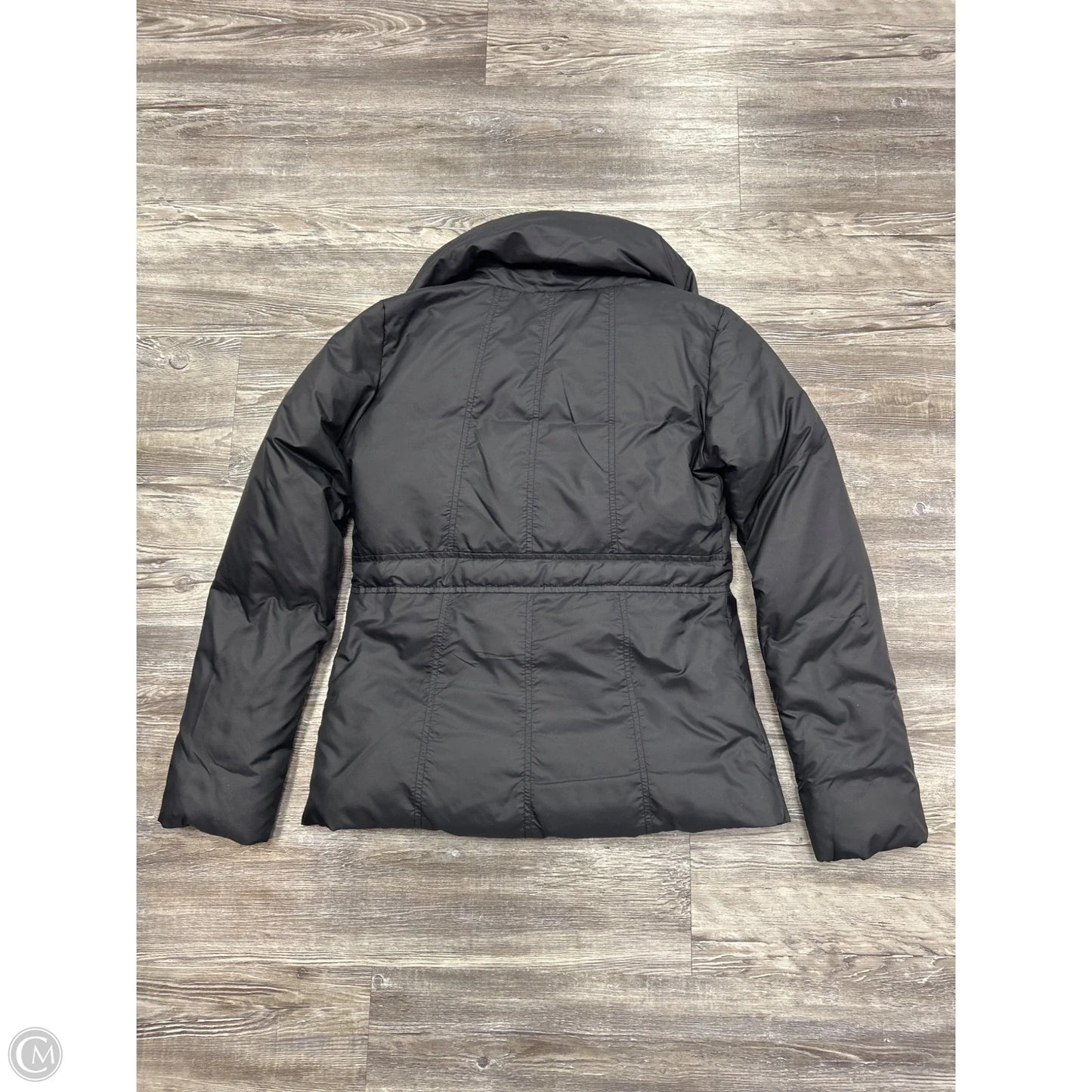 Jacket Puffer & Quilted By Theory In Black, Size: M