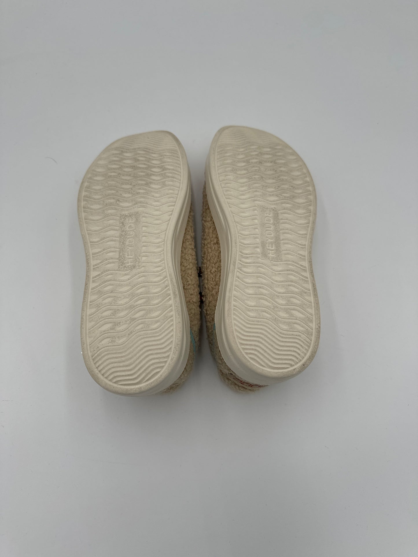 Shoes Sneakers By Hey Dude In Orange, Size: 6