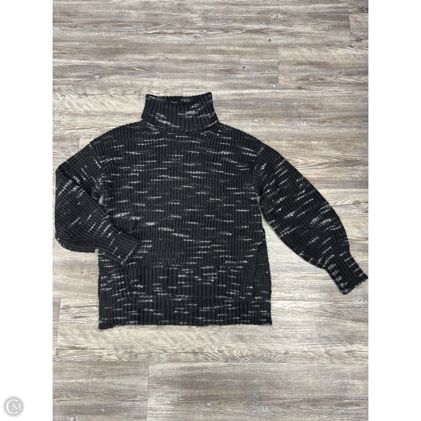 Sweater By Varley In Black & Grey, Size: S