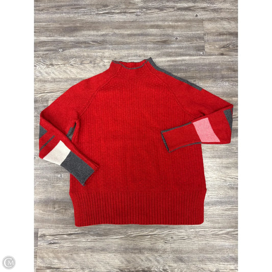 Sweater By Zaket & Plover In Grey & Red, Size: M