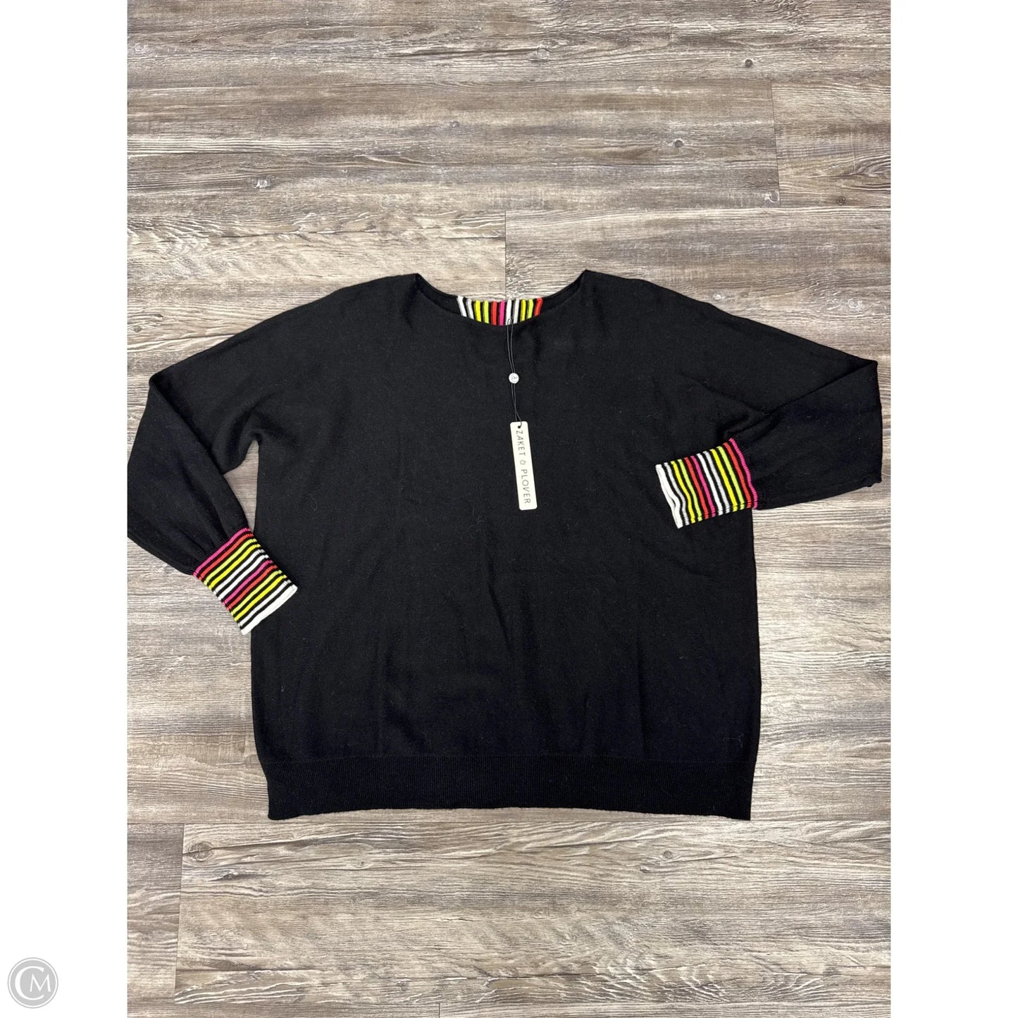 Sweater Cashmere By Zaket & Plover In Black, Size: M